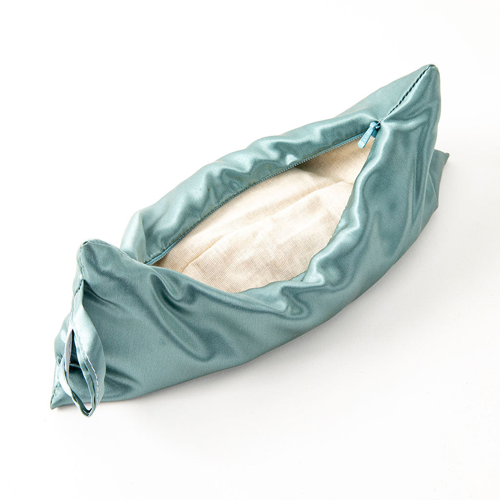 Silk Yoga Eye Pillow in Blue